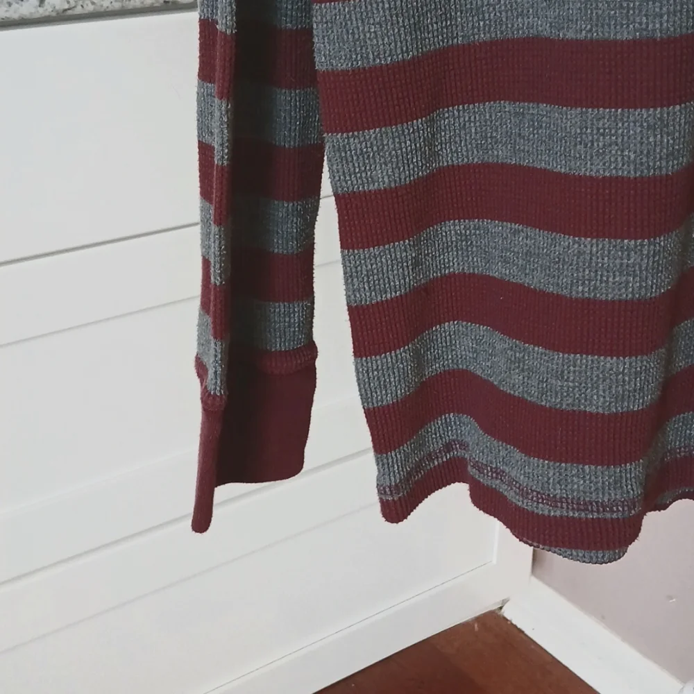 Merona men's striped thermal size XL - Picture 4 of 9